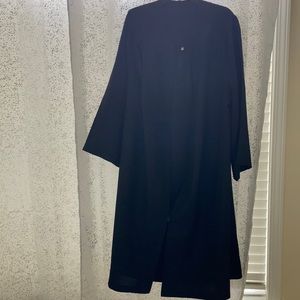 Graduation Black cap and gown